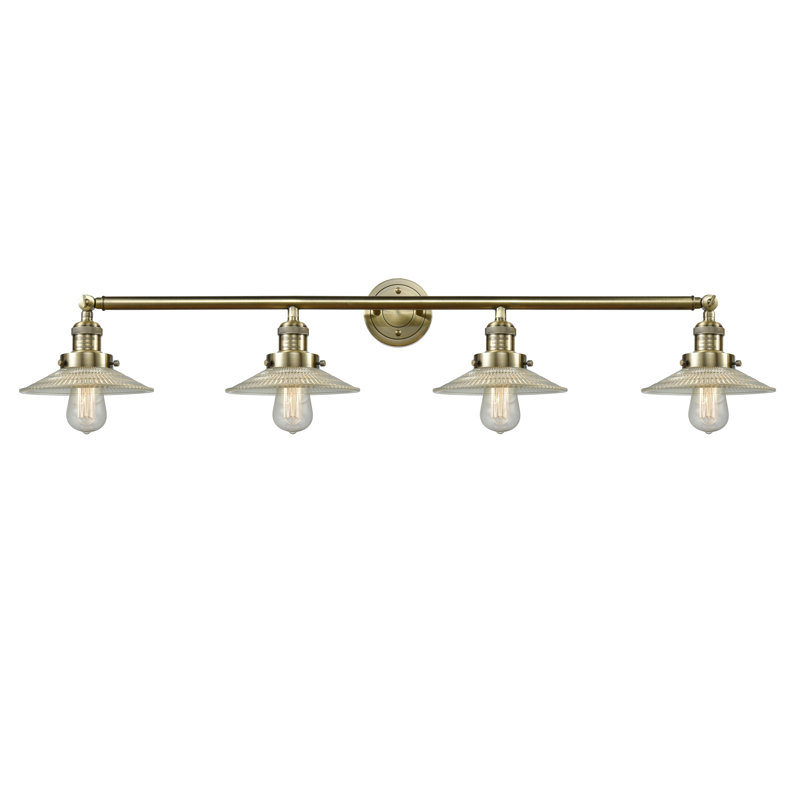 Miramontes 4 - Light Dimmable Vanity Light, Antique Brass, 3.5 Watt Vintage LED Bulb