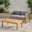 Causeuse et table basse Laurel