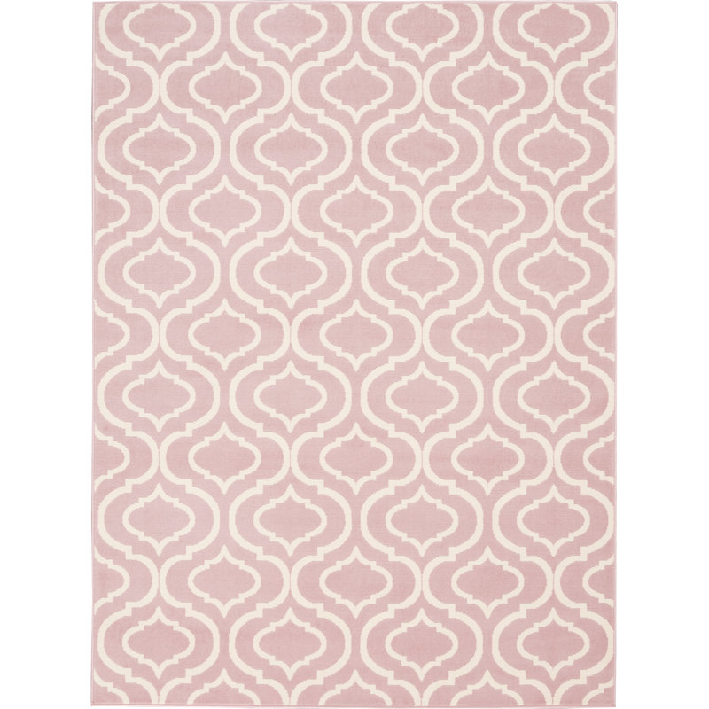 Tapis rose Sheron, Rectangle 5 pi 3 po x 7 pi 3 po