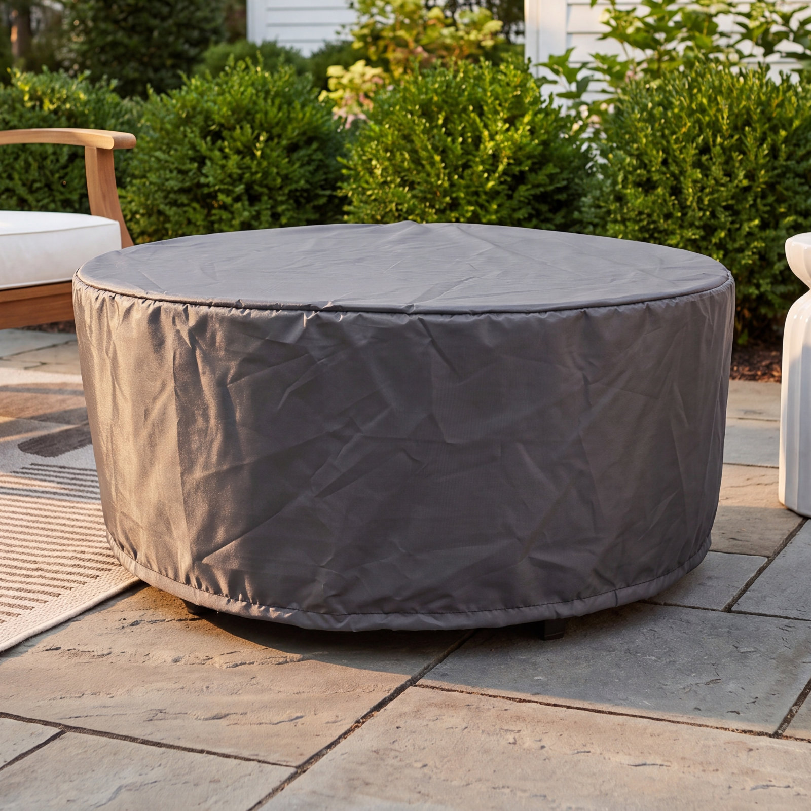 Almita Water Resistant Patio Table Cover, 13" H x 32" W x 32" D