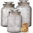 Glass Canister - Set of 3