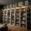 Bibliothèque de style campagnard 70,9 po
