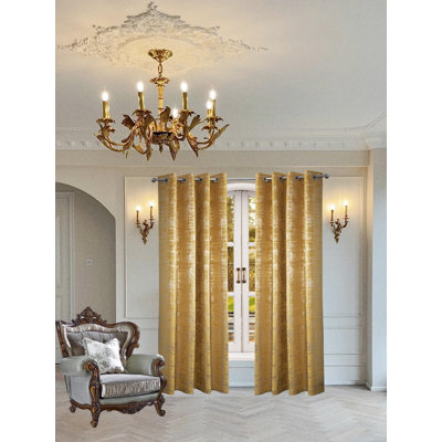 100% Blackout Soft Velvet Curtains, 2 Panels Set