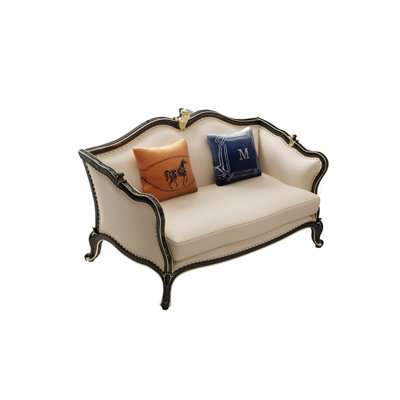 60.24'' Leather Loveseat