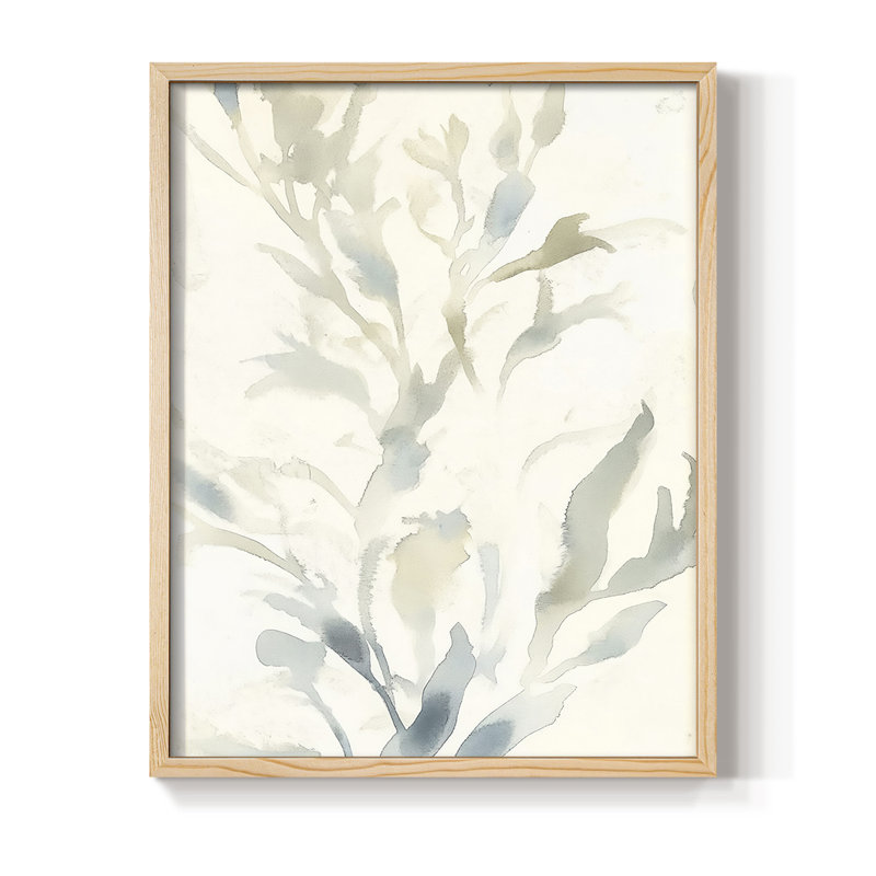 FLORAL Series DCXXX Framed Print - Solid Wood, 11" H x 9" W