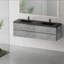 Meuble-lavabo mural moderne pour salle de bain