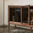Multifunction Glass Door Storage Cabinet Sideboard