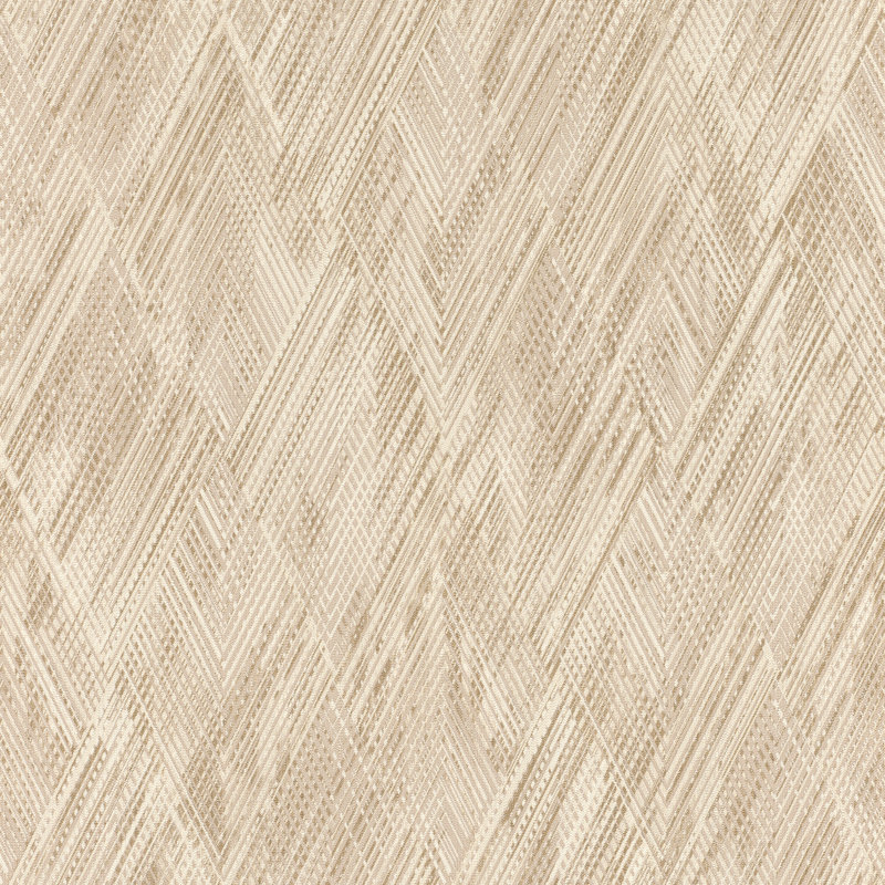 Papier peint géométrique ludique, Beige