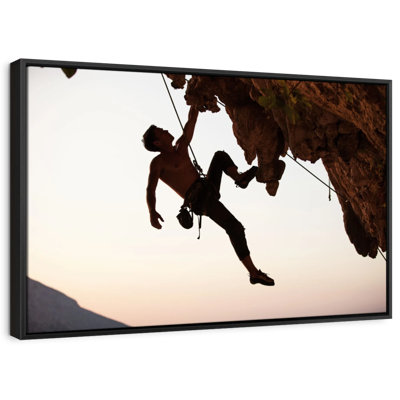 Rock Climbing Canvas Print