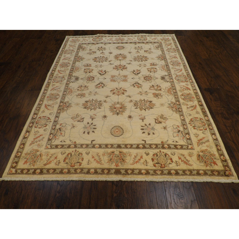 One-of-a-Kind 5' X 8' New Age Wool Area Rug in