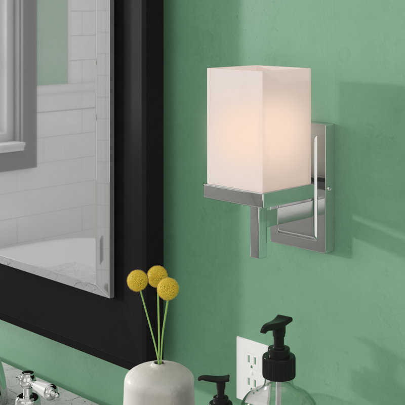 Ghadir Dimmable Vanity Light, Polished Chrome