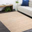 Lee Tencel Geometric Area Rug in Brown-1471515314