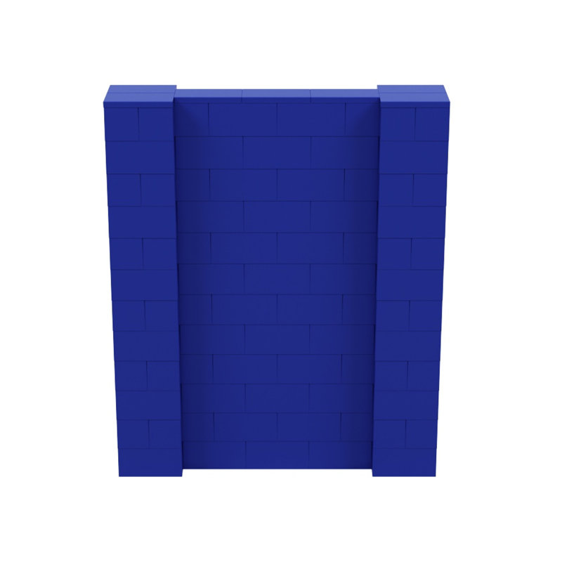 Cloison 1 panneau autoportante, H 72 po x l 60 po x P 12 po, Bleu