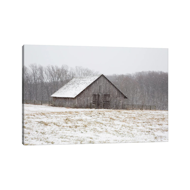 First Snow 1 Piece Wrapped Canvas Wall Art, 30.48 cm H x 45.72 cm W