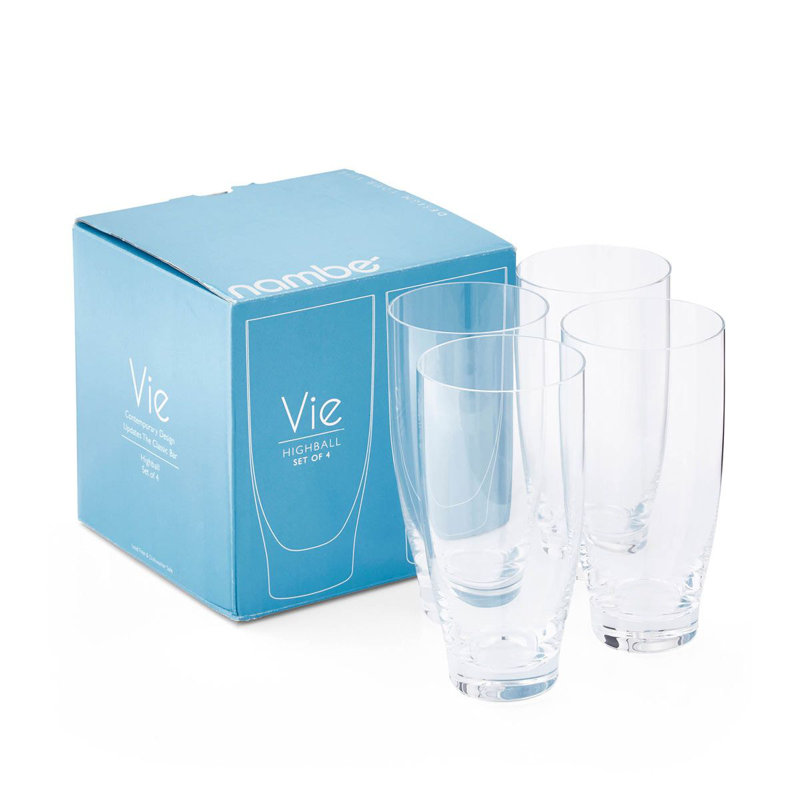 Nambe Vie Highball Glasses