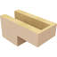 Chapel Hill Rough Cedar Woodgrain TimberThane Corbel, Primed Tan-88289284