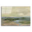  Art mural en verre «Mute Green Landscape» par Silvia Vassileva, 24 po x 16 po-1448470173