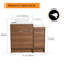 Meuble-lavabo simple avec plateau Besnike 35,44 po