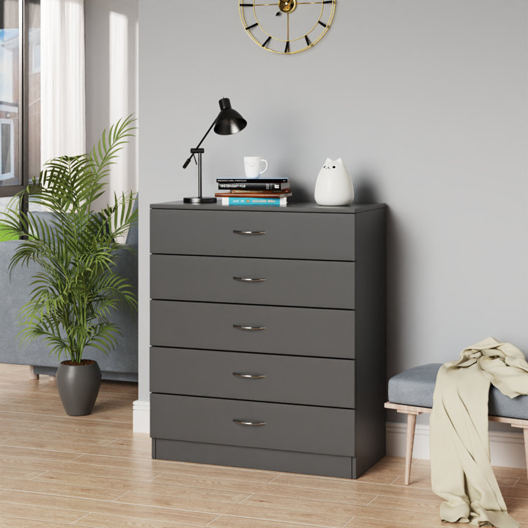 Ebern Designs Caralisa 5 - Drawer Chest of Drawers & Reviews | Wayfair ...