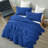 Chillin Panda - Coma Inducer® Oversized Queen Comforter Set - Limoges Blue-118573981-118573979