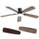 132cm Modern Dual-purpose Ceiling Fan Light with Remote Control