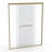 56" - 60" W X 72" H Double Sliding Shower Door, Semi-Frameless Bypass Bathroom Sliding Door With 1/4" (6Mm) Tempered Glass For Walk-In Shower, Brushed Gold-123210484