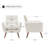 Robertia 32.68" W Upholstered Tufted Armchair-128922806