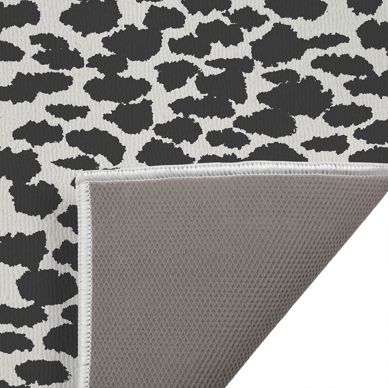 Paillasson Animal, Ivoire/gris anthracite, L 21 po x L 34 po