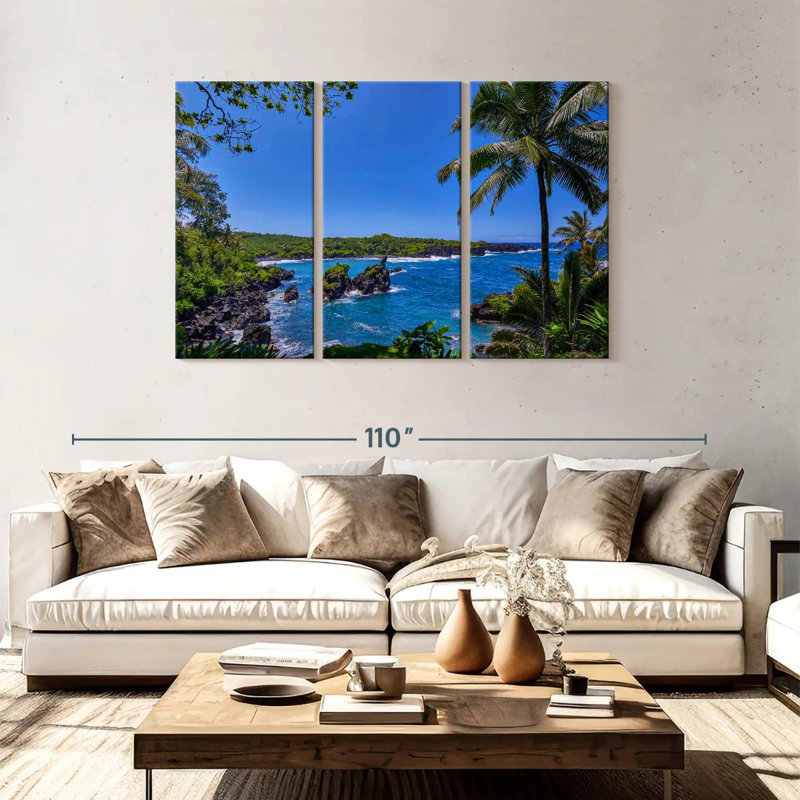Plage de sable noir Gillard Honokalani, H 48 po x l 74 po