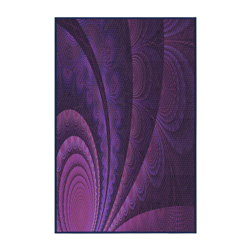 Tapis 100% à motifs lavables à la machine 2989 Pat1375 PUR, Rectangle 2 pi x 3 pi