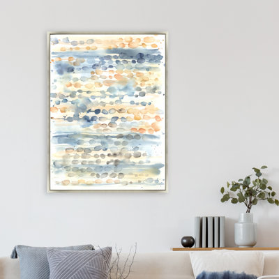 Janice Sadler " Gregarious Chains II " by Janice Sadler Painting Print
