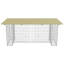 Rectangular Outdoor Dining Table - 180 cm W 90 cm D