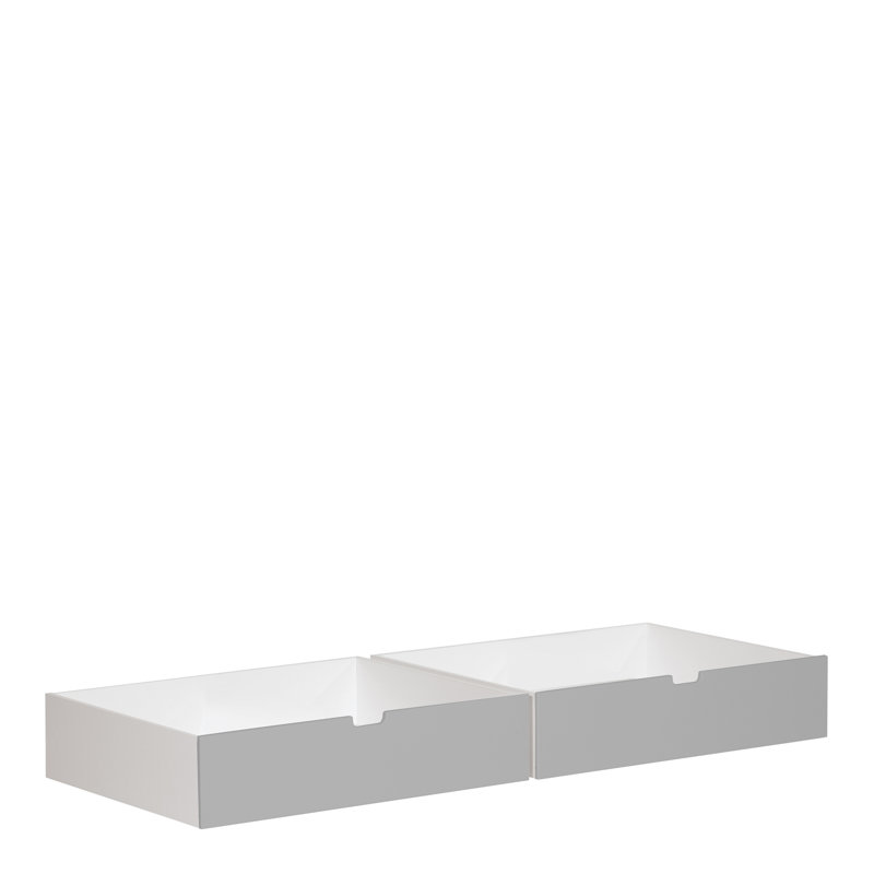 Glendive Underbed Storage Drawers, Grey