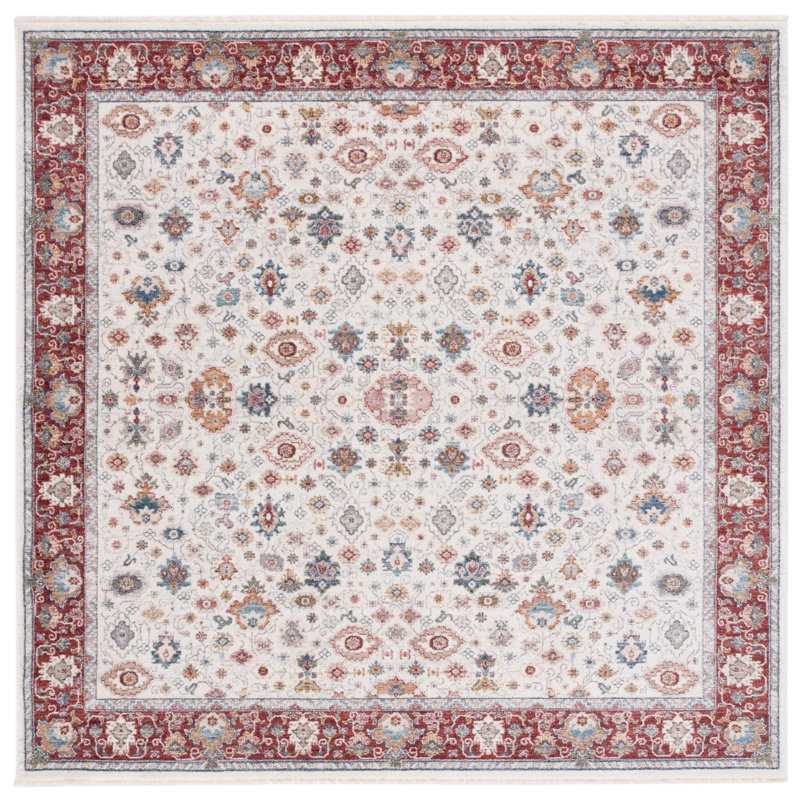 Milltown Performance Oriental Rug, Square 6'7"