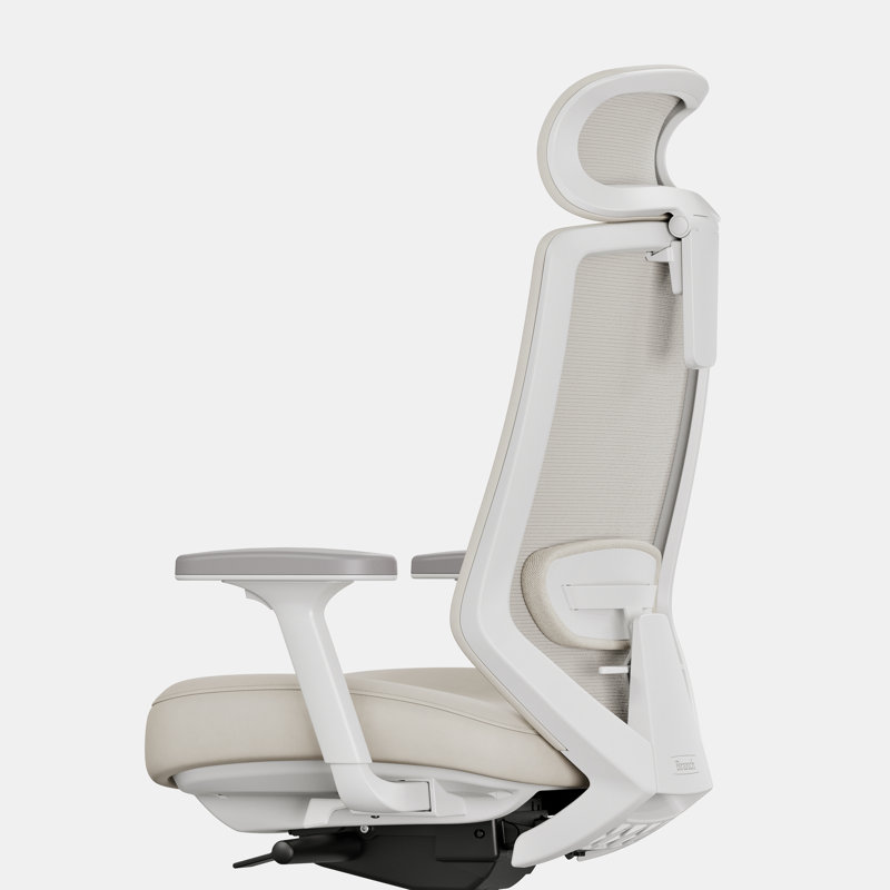Ergonomic Chair Pro, Limestone, White