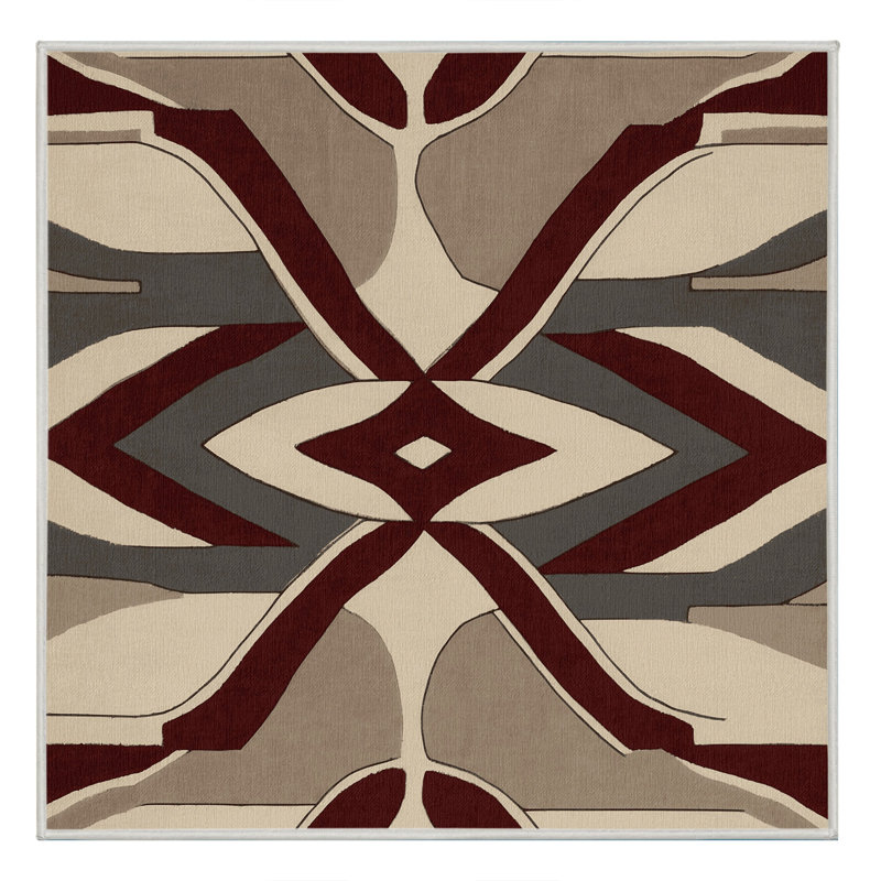 Tapis à motifs quantiques, Carré 4 pi