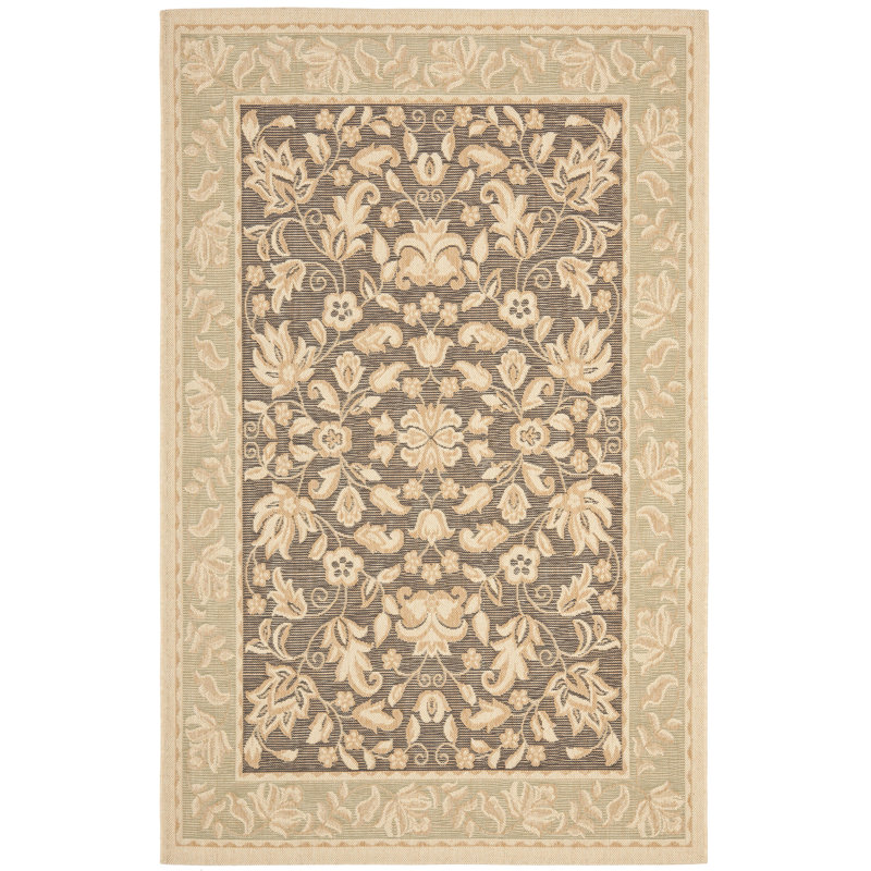 Thirza Beach House Performance Oriental Rug, Rectangle 9' x 12'6"