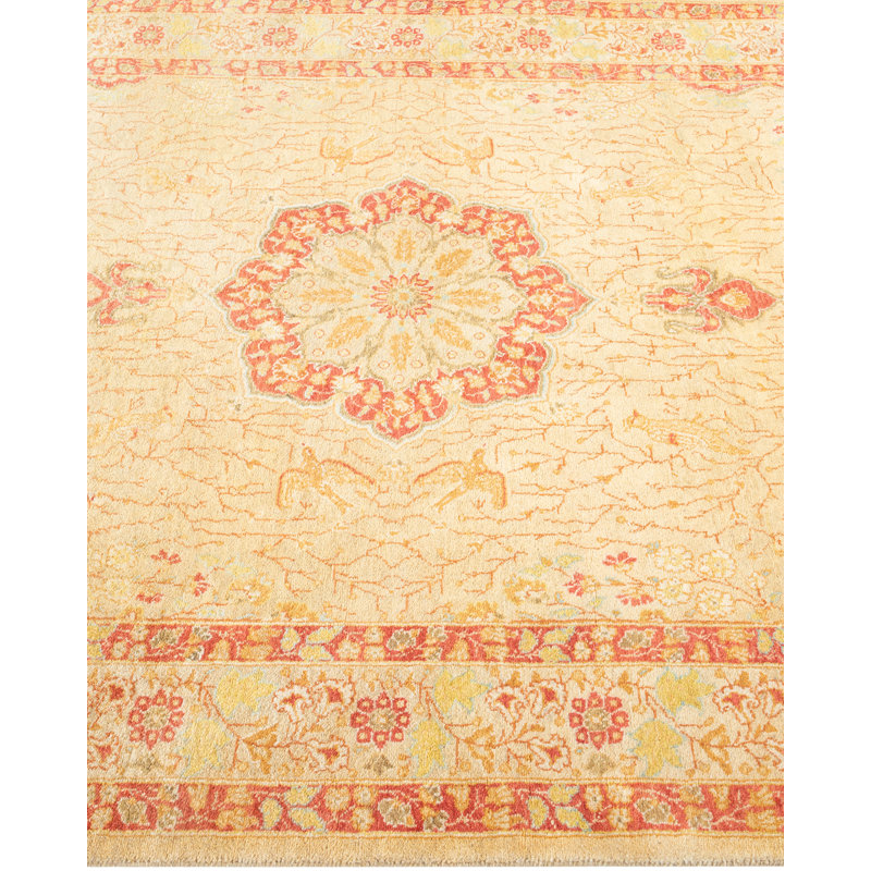 Classic One-of-a-Kind 4'2" x 6'3" Hand Knotted Area Rug