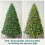 Épinette de Noël artificielle verte réaliste pré-éclairée-192366030