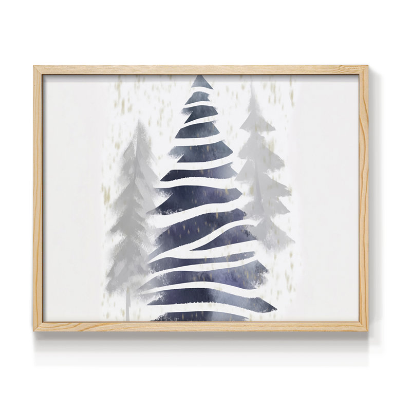 Art de Noël - DCCXCV - Reproduction encadrée - Restickable, H 8 po x l 10 po, Naturel