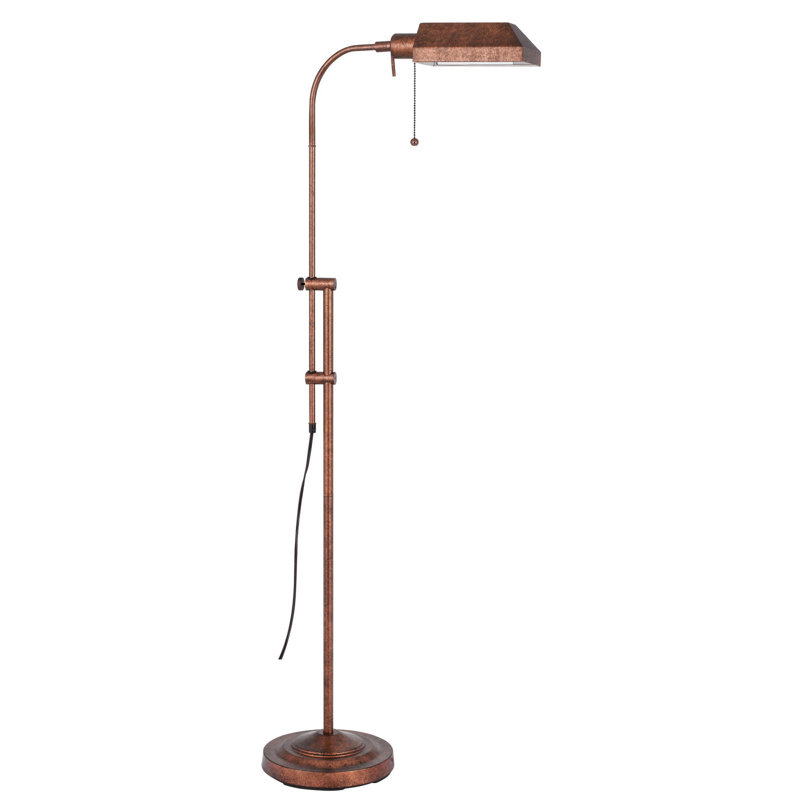 Lampe sur pied 57 po, Rouillée, Rusted