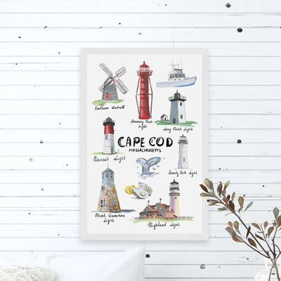 Collection Light House par Marmont Hill - peinture encadrée