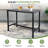 Outdoor Bar Table, Patio Counter Height Bar Table, 47" Rectangle Bar Table For Patio, Garden, Yard, Balcony, Poolside (black, 47'')-619977638-619977642