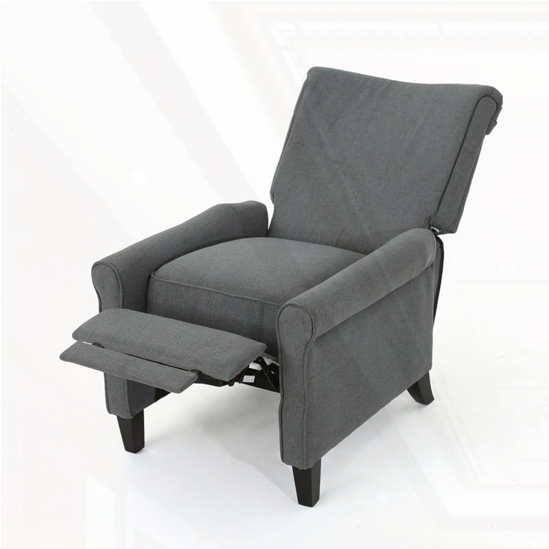 Fauteuil inclinable manuel manuel, Tissu gris anthracite