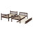 Bunk Bed With Trundle, Featuring Ladder And Safety Guardrails-597630358