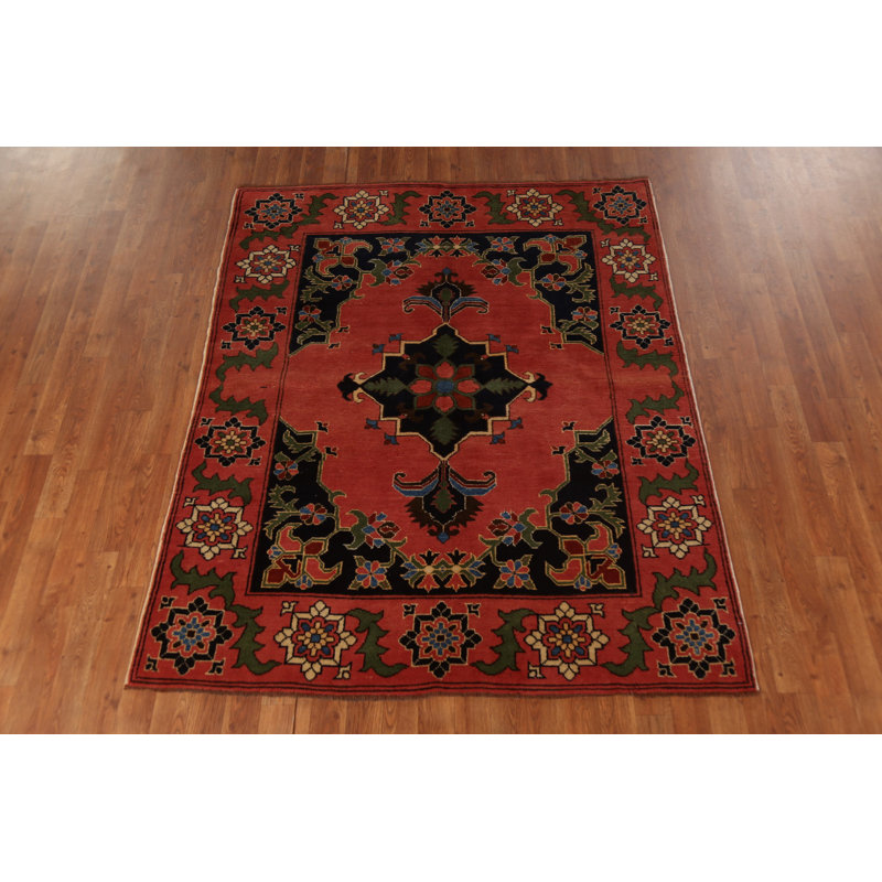 Tapis turc géométrique en laine Anatolian 5 x 6