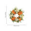 Couronne de 17,10 pouces pour porte d'entrée, couronne florale d'hortensia artificielle, décoration florale à feuilles, mur de style campagnard, rebord de fenêtre et décoration de cheminée.-317343192