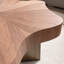 Ensemble de tables basses modernes en bois massif en forme de nuage