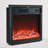 Dome Door Acrylic Mirror Fireplace Cabinet, TV Fireplace Cabinet