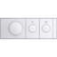 Anthem Two-Outlet Thermostatic Valve Control Panel With Recessed Push Buttons-1343344474